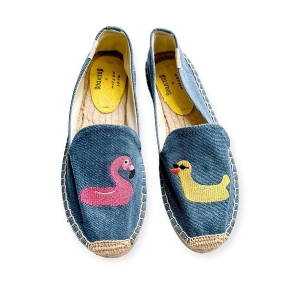 New in box Soludos x Mary Matson Floaties Espadrilles Flatshoes, Size 7 - Picture 1 of 13